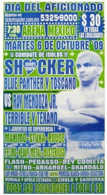 G.T.W.A - LUCHA LIBRE POSTER - SHOCKER-6 OKT 09 auf einer Bad Ragaz Wunschliste / Geschenkidee