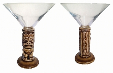 TIKITINI MARTINI TIKI MUG BRAUN